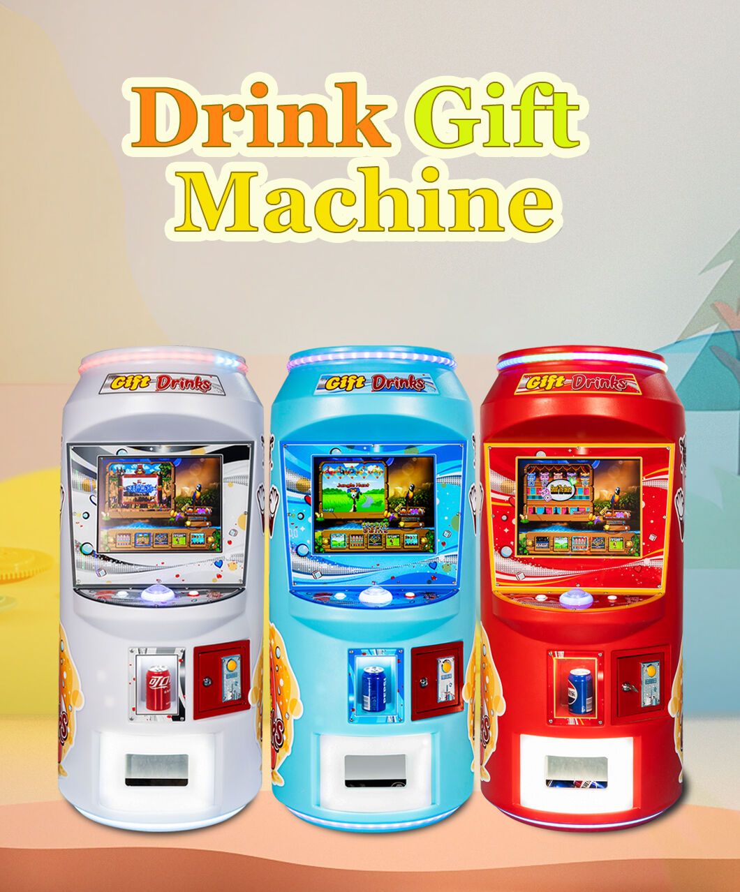 Para İle Çalışan Kola Arcade Ödül Hediye Otomatı - Çocuklar İçin